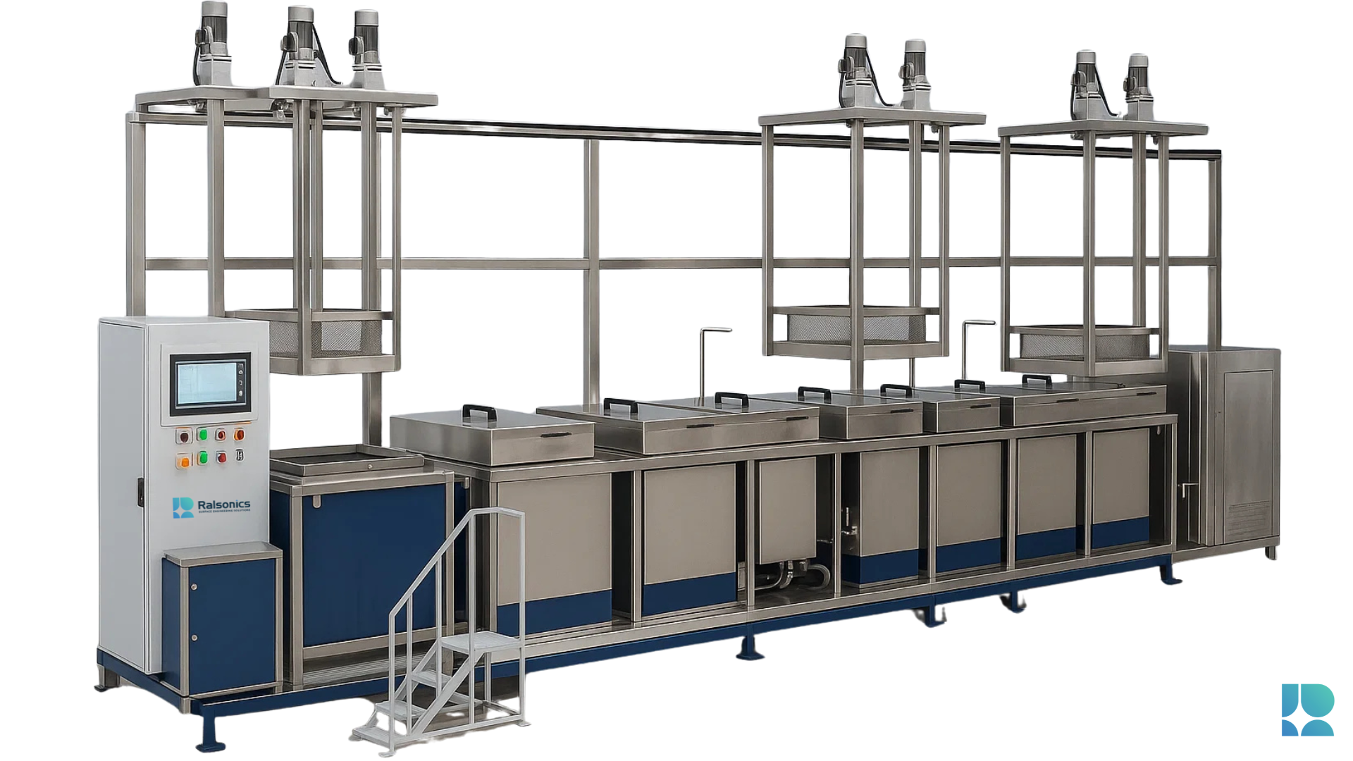 Multistage Ultrasonic Cleaning